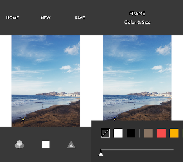 how to add frame to photo instagram